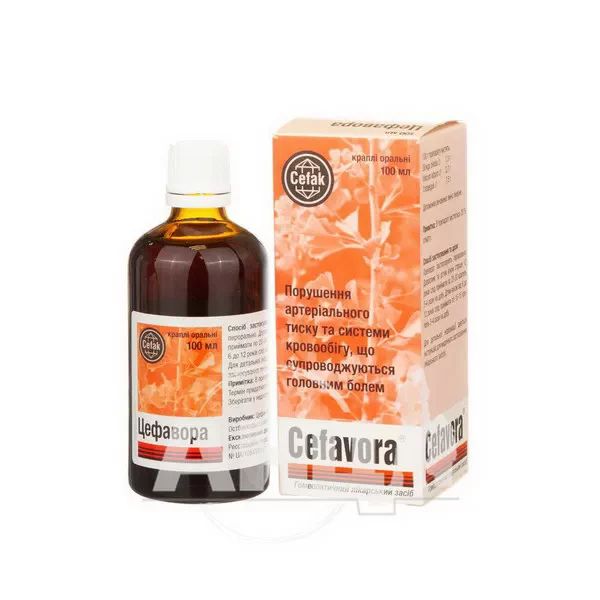 Цефавора краплі оральні флакон 100 мл