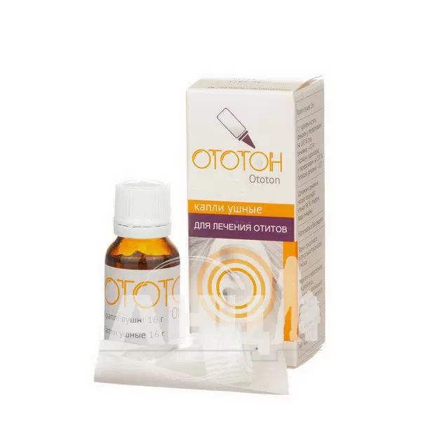 Ототон краплі вушні флакон 16 г