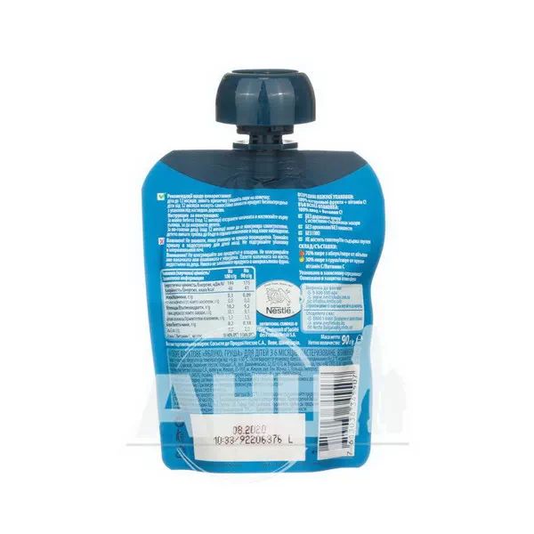 Пюре Gerber яблоко и груша 90 г