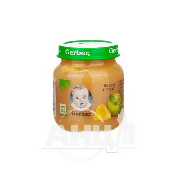Пюре Gerber яблоко и груша 130 г