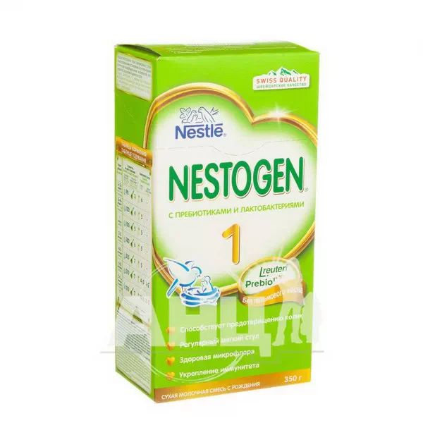 Смесь сухая молочная Nestogen 1 Nestle с пробиотиками и пребиотиками для детей с рождения 350 г