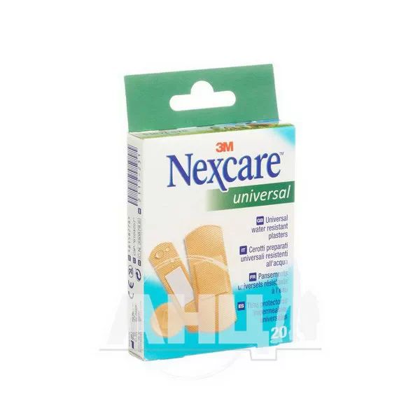 %Пластырь медицинский Nexcare Universal для всей семьи №20