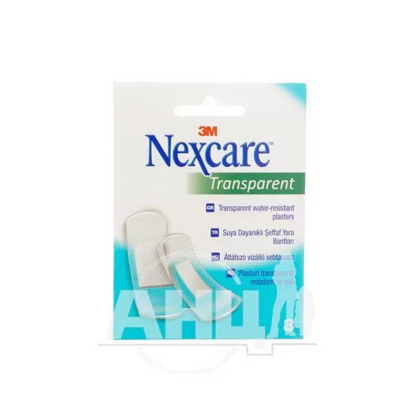 %Пластырь Nexcare прозрачный №8