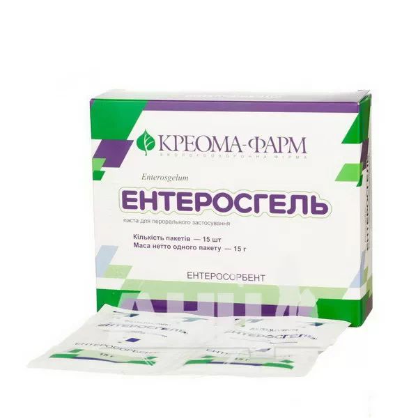 Ентеросгель паста для перорального застосування пакет 15 г №15
