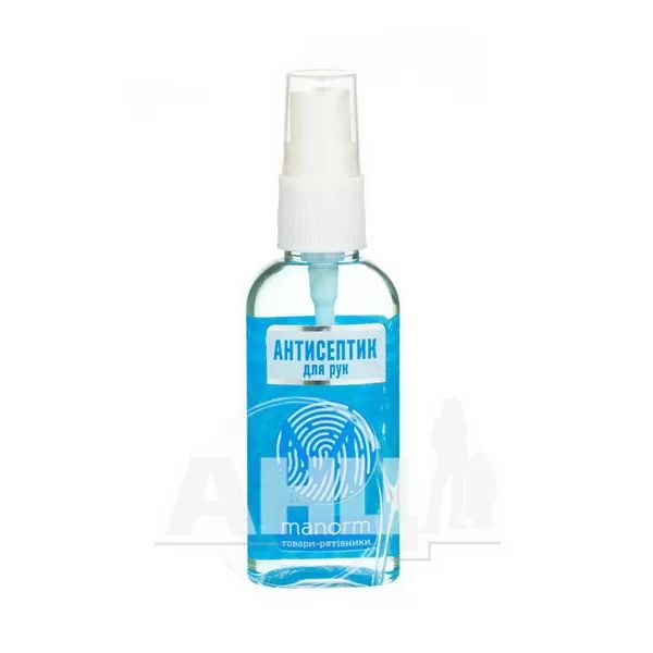 %Антисептик для рук Манорм Aquamarine 50 мл