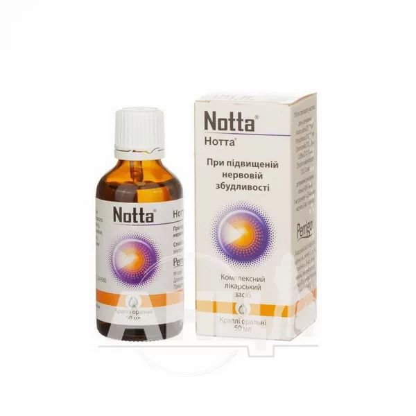 Нотта краплі оральні флакон 50 мл