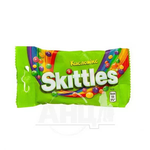%Драже Skittles кісломікс 38 г