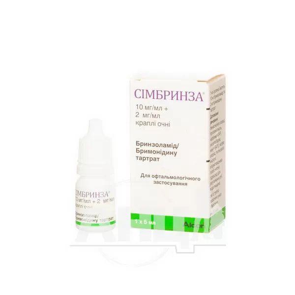 Сімбринза краплі очні флакон-крапельниця 5 мл