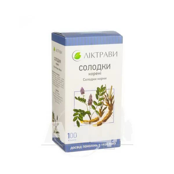 Солодки корені пачка з внутрішним пакетом 100 г