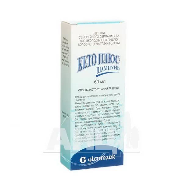 %Кето Плюс шампунь флакон 60 мл