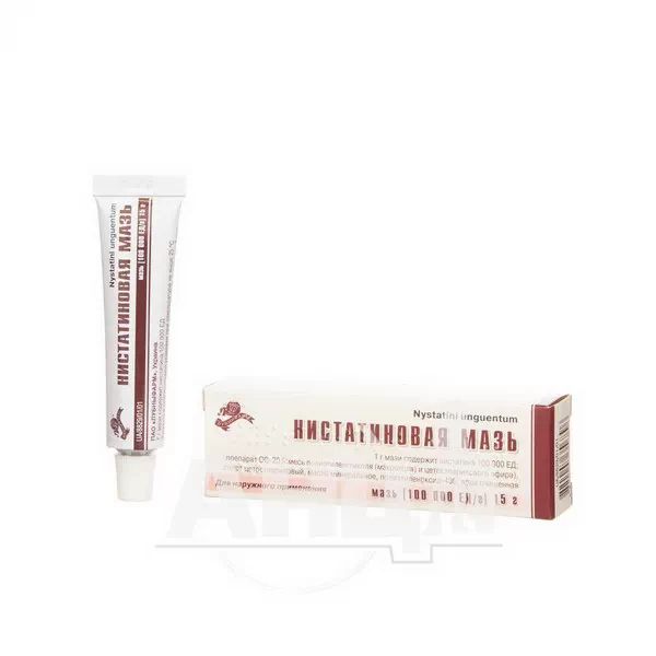 Ністатинова мазь 100000 од/г туба 15 г