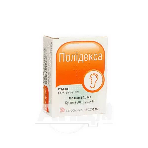 %Полідекса краплі вушні розчин флакон 10,5 мл