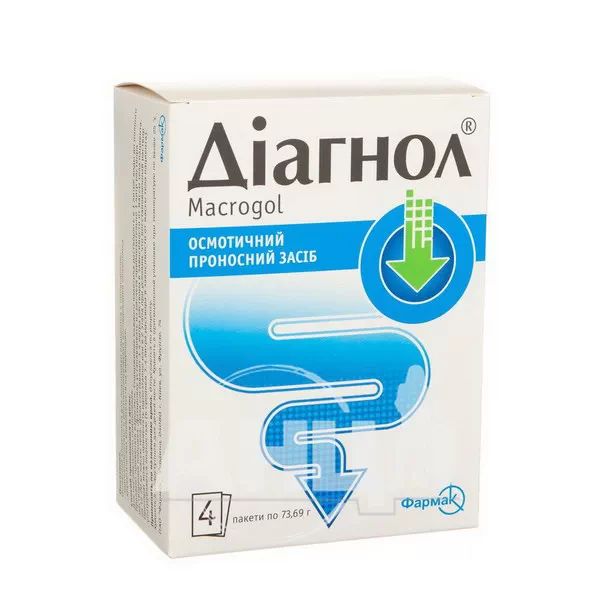 %Діагнол порошок для орального розчину 64 г пакет 73,69 г №4