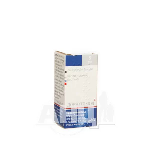 %Дорзотимол краплі очні розчин флакон-крапельниця 5 мл