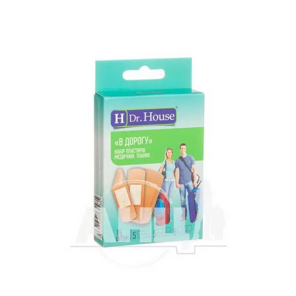 %Набор пластырей медицинских Dr. House в дорогу тканых №15