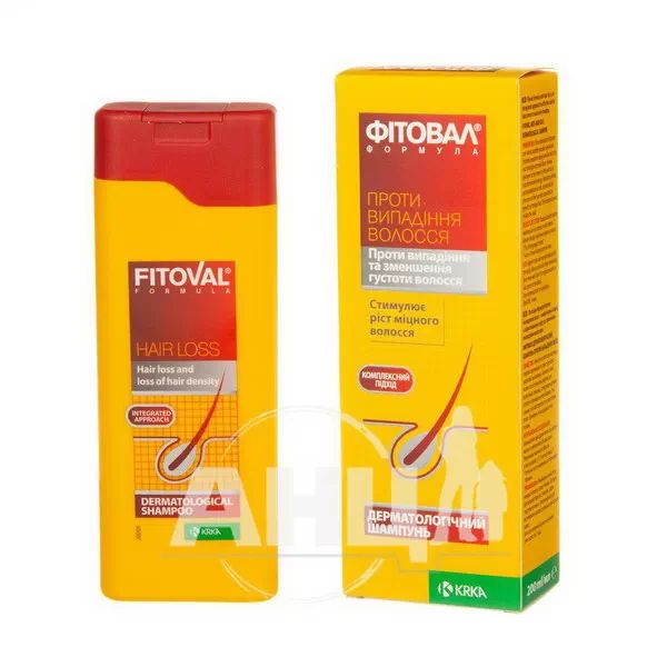Фитовал формула дерматологический шампунь против выпадения волос 200 мл