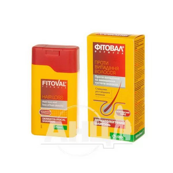 Фітовал формула дерматологічний шампунь проти випадіння волосся 100 мл