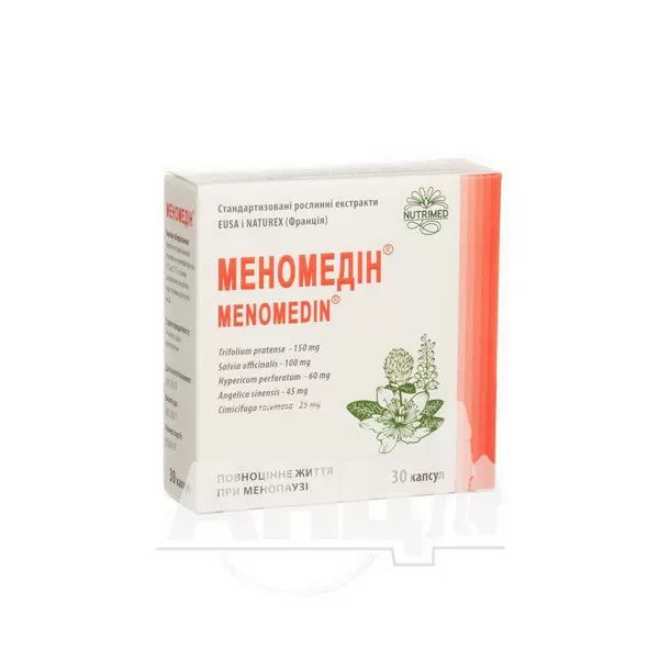 %Меномедін 400 мг капсули №30