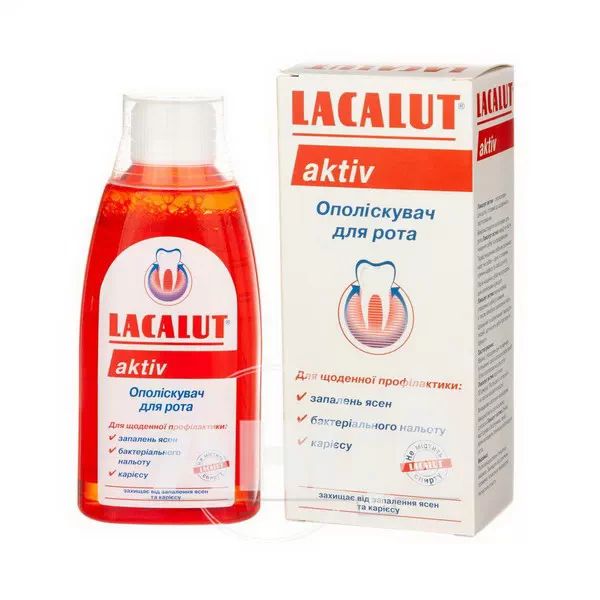 Ополіскувач для порожнини рота Lacalut aktiv 300 мл