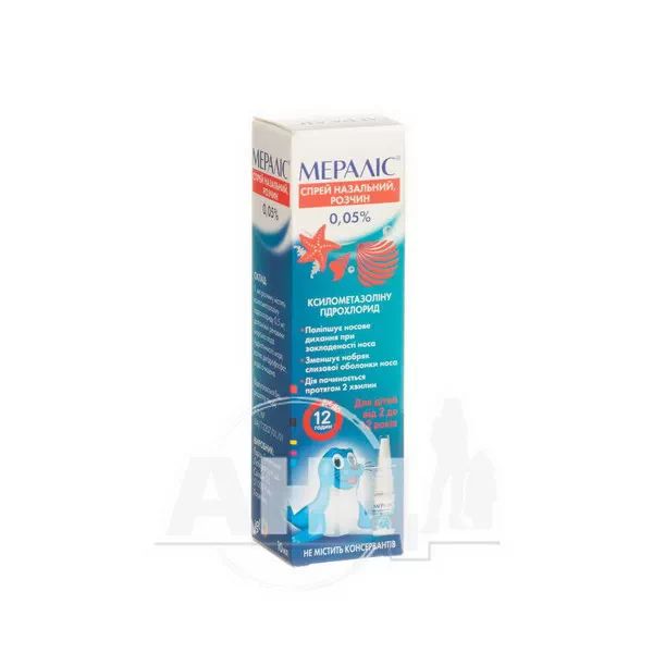 %Мераліс спрей назальний 0,05 % флакон 10 мл