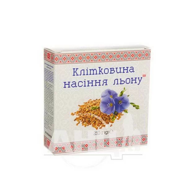 %Клітковина насіння льону 210 г