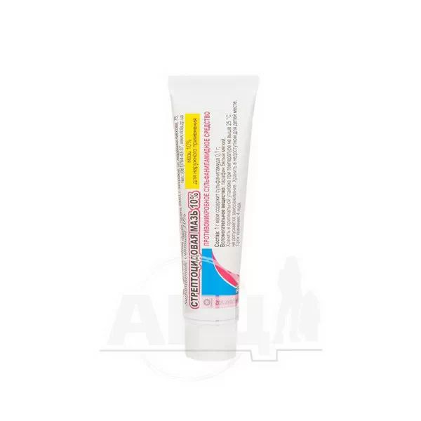 Стрептоцидова мазь 10% туба 25 г