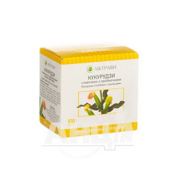 Кукурудзи стовпчики з приймочками 100 г пачка з внутрішним пакетом