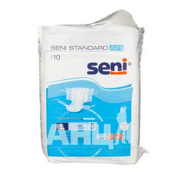%Підгузки для дорослих Seni Standard Air large №10