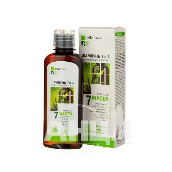 Шампунь Elfa Pharm 7 масел 7в1 200 мл