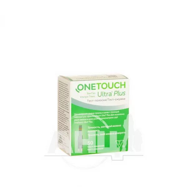 %Тест-полоски OneTouch Ultra Plus №50