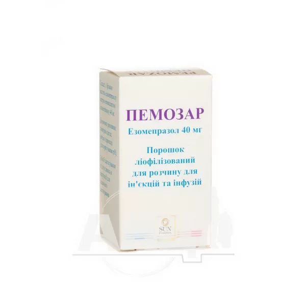%Пемозар порошок ліофілізований для розчину для ін'єкцій 40 мг флакон №1