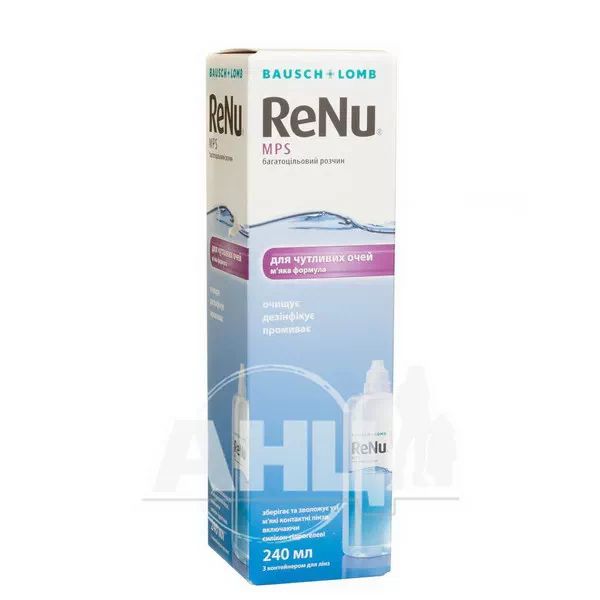 %Розчин для лінз ReNu MPS 240 мл