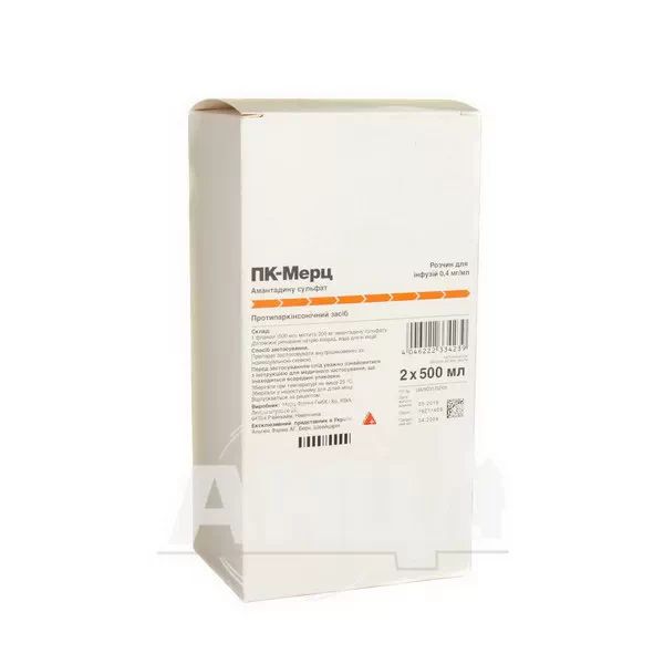 ПК-Мерц розчин для інфузій 0,4 мг/мл флакон 500 мл №2