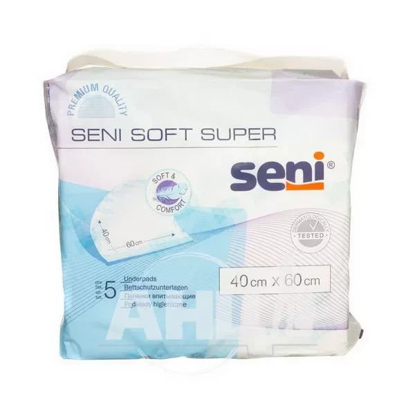 %Пеленки гигиенические Seni soft 40 см х 60 см №5