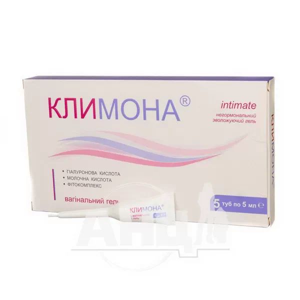 Гель для інтимної гігієни Климона гель зволожуючий туба 5 мл №5