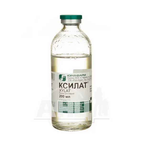 %Ксилат розчин для інфузій пляшка 200 мл