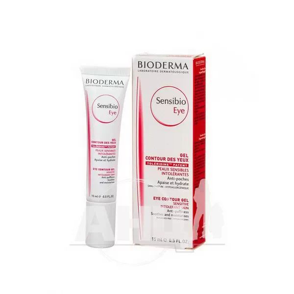 Крем-гель для контуру очей Bioderma Sensibio Eye Contour Gel 15 мл
