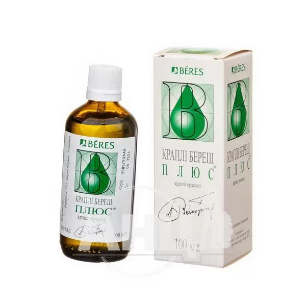 Капли Береш Плюс капли оральные флакон 100 мл