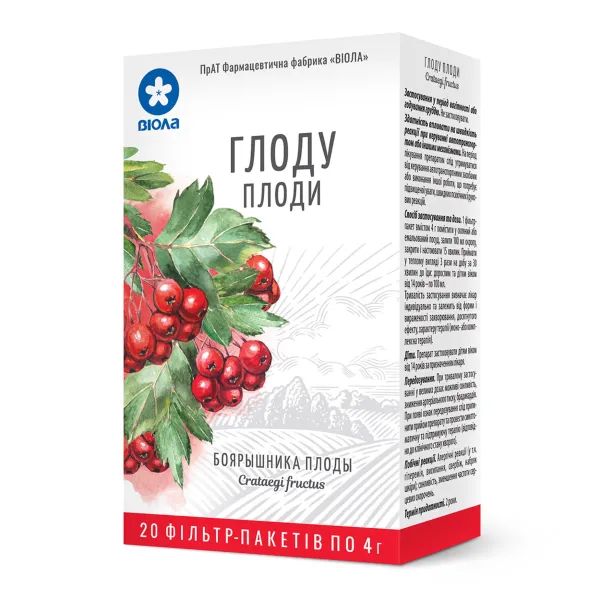 %Глоду плоди плоди 4 г фільтр-пакет №20