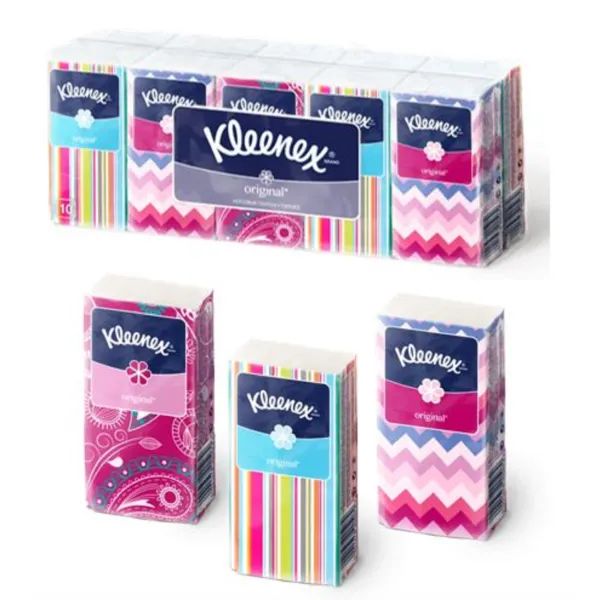 Хустинки косметичні Kleenex білі №100