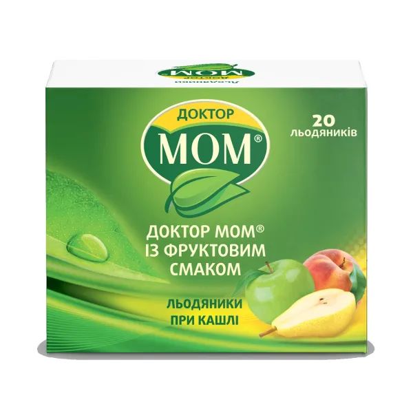 %Доктор Мом с фруктовым вкусом леденцы стрип №20