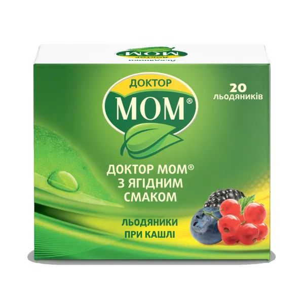 %Доктор Мом с ягодным вкусом леденцы стрип №20