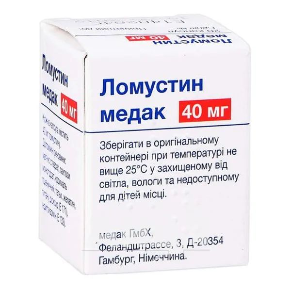 %Ломустин Медак капсули 40 мг контейнер №20