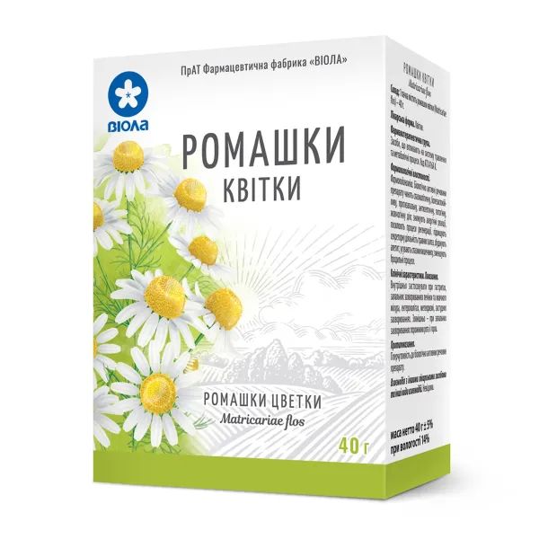 Ромашки квітки пачка з внутрішним пакетом 40 г