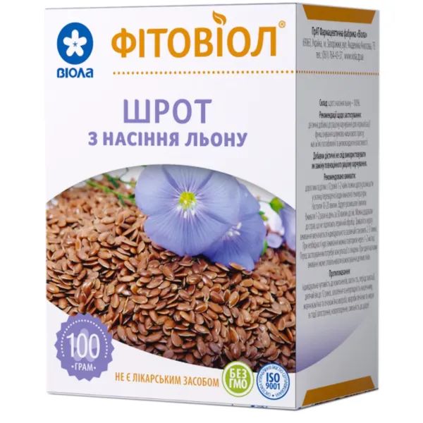 Льону насіння пачка з внутрішним пакетом 100 г