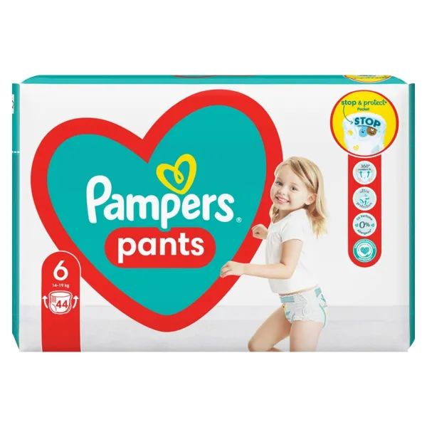 %Подгузники-трусики детские Pampers Pants размер 6 (14-19 кг) №44