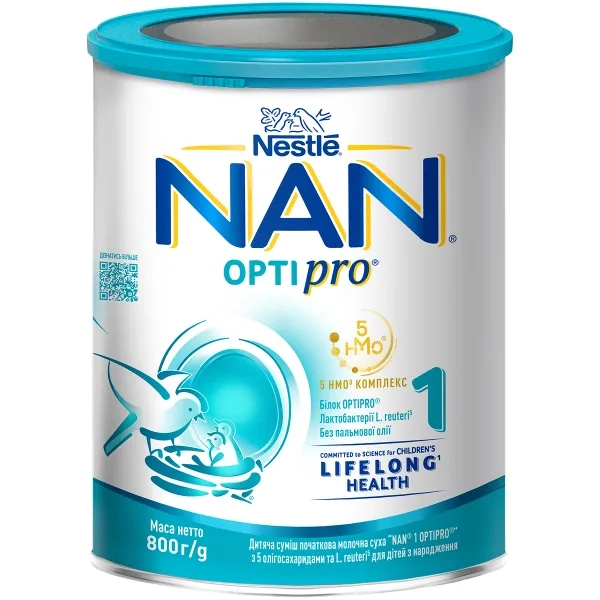 %Сухая молочная смесь Nestle NAN 1 Optipro 800 г