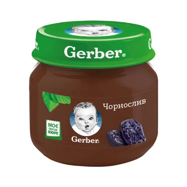 %Пюре Gerber чорнослив 80 г