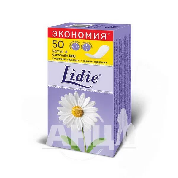 %Прокладки женские ежедневные Lidie Deo №50