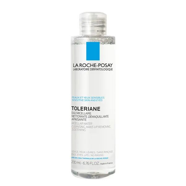 %Міцелярний розчин La Roche Posay Toleriane для чутливої шкіри обличчя 200 мл
